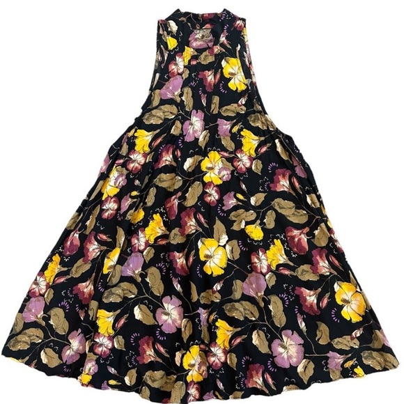 ♥️… Intimately Free People High Neck Floral Swing Dress - Picture 2 of 4